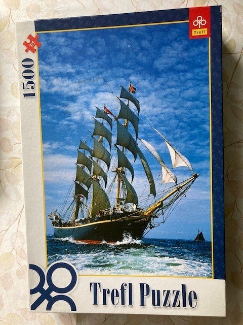 Legpuzzel zeilboot, Hobby en Vrije tijd, Denksport en Puzzels, Ophalen of Verzenden, 500 t/m 1500 stukjes, Gebruikt, Legpuzzel