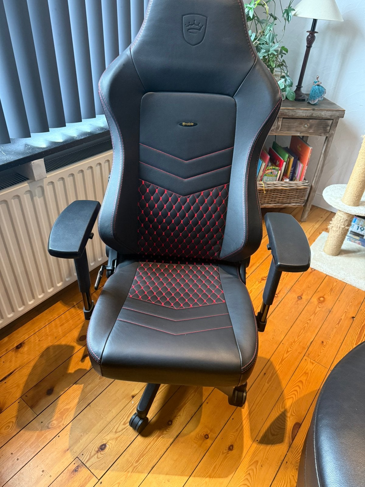 Noble chair Lederen Bureaustoel in nieuwstaat, Ophalen, Zwart, Bureaustoel, Ergonomisch