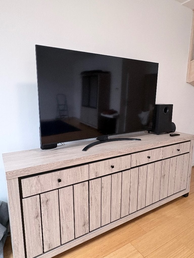Dressoir et Vitrine, Avec tiroir(s), Comme neuf, 50 à 100 cm, Autres essences de bois