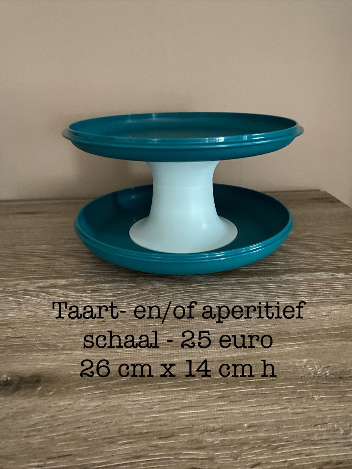Taart schaal Tupperware, Huis en Inrichting, Schaal, Nieuw, Ophalen of Verzenden, BPA-vrij