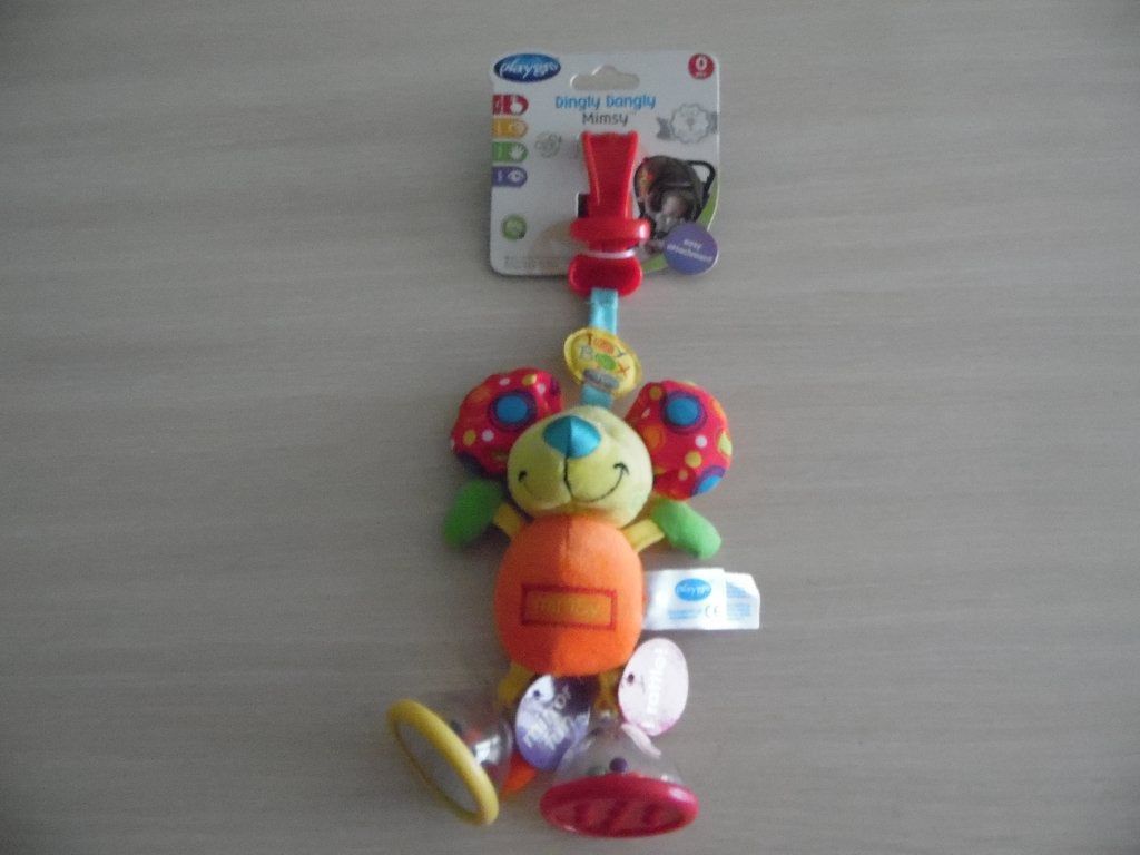 NIEUW PLAYGRO KINDERWAGENHAAKSPEELGOED, Ophalen of Verzenden, Nieuw, Rammelaar, Met geluid