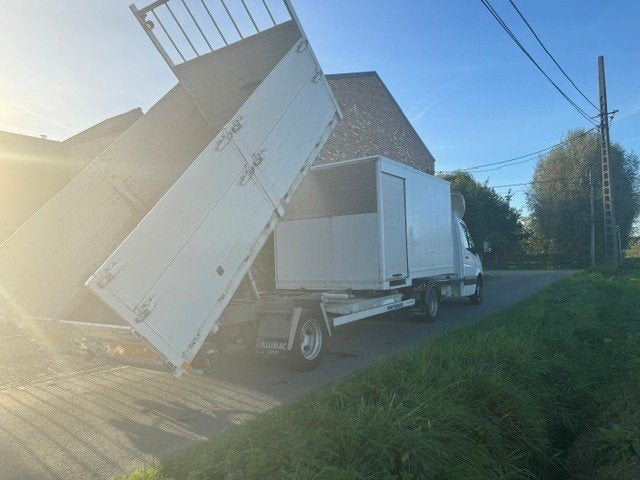 Mercedes Benz, BE combinatie, Euro 5, Achterwielaandrijving, Leder en Stof, Wit