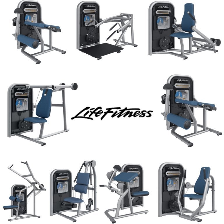 Life fitness – Circuit kracht set – 9 Delig - Professioneel, Ophalen, Gebruikt, Armen, Krachtstation