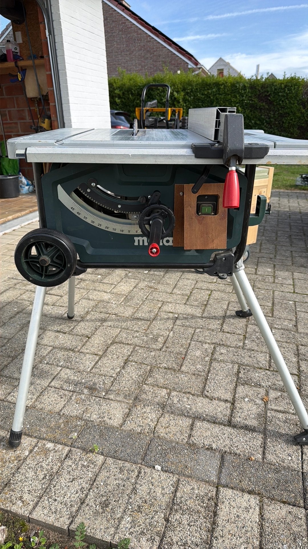 Metabo TS 254 zaagtafel, Ophalen, Gebruikt, Cirkelzaag, 70 mm of meer