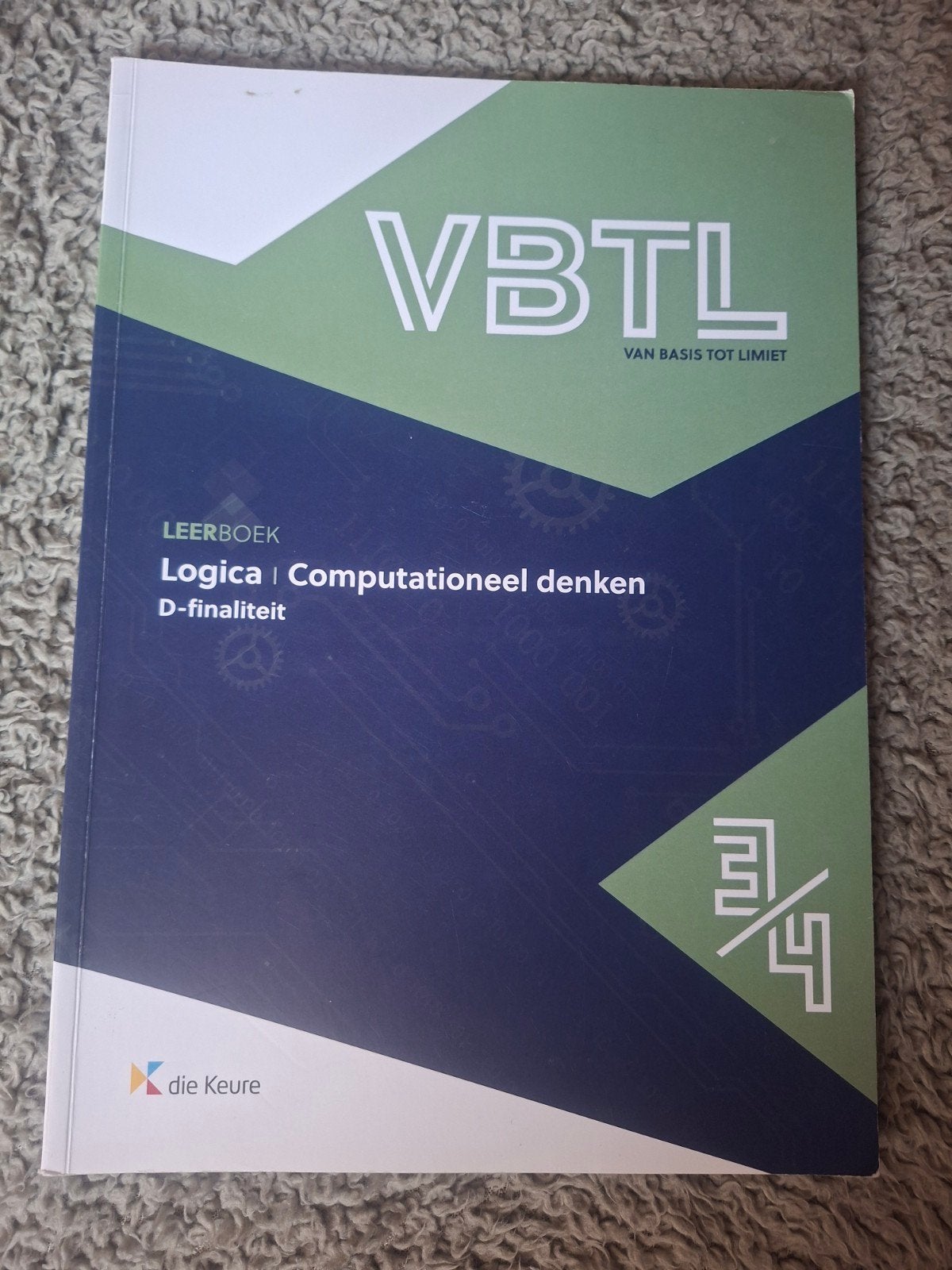 VBTL 3/4 leerboek logica computationeel denken D-fin., Ophalen of Verzenden