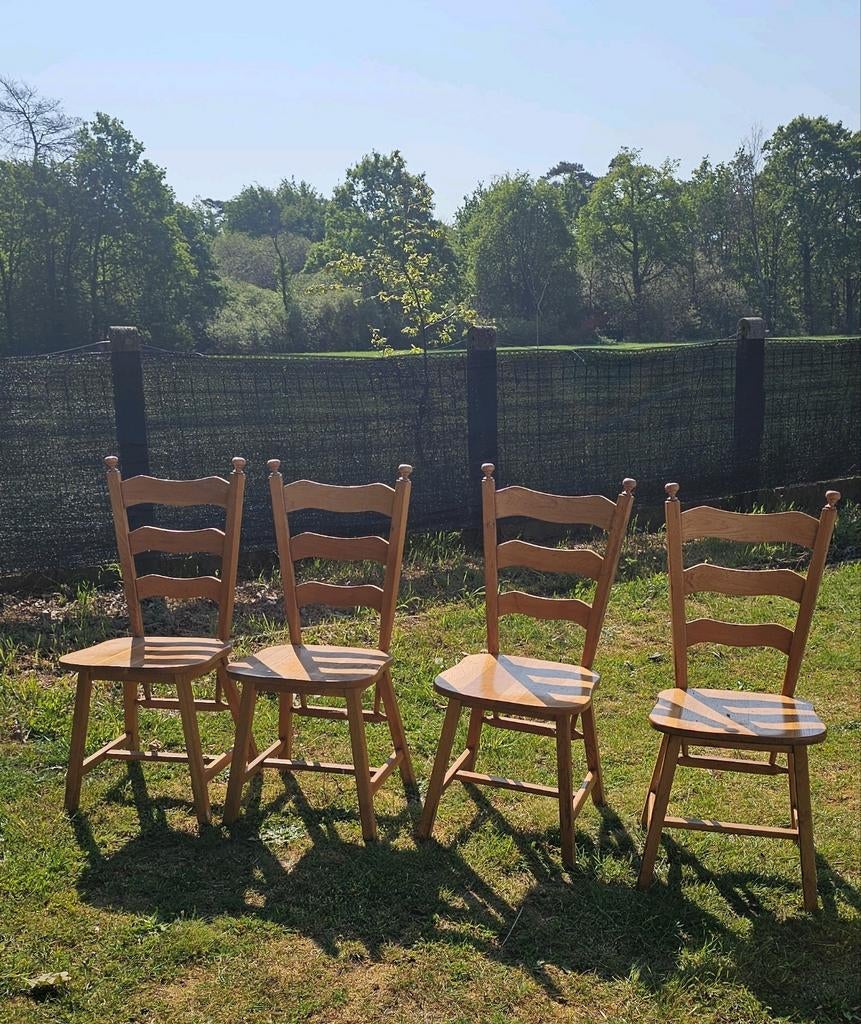 4 houten stoelen VANDAAG OPHALEN, Ophalen, Nieuw