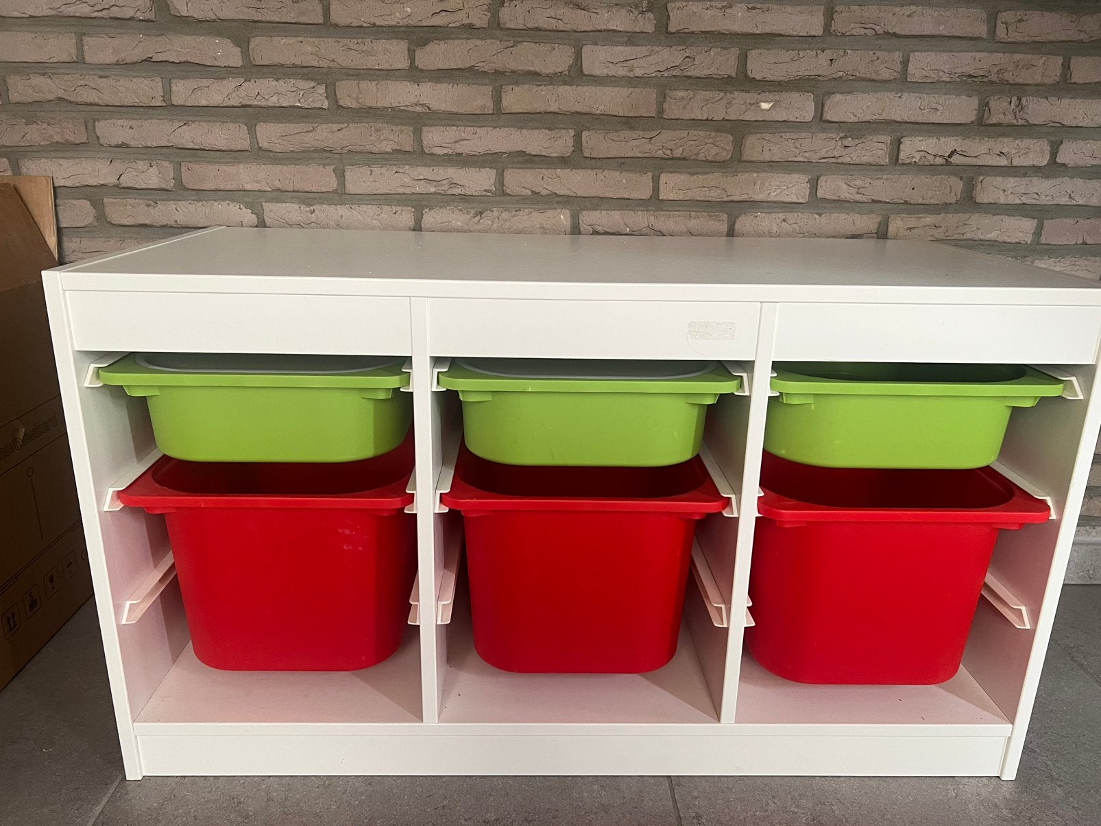 Ikea kastje, Ophalen, Gebruikt