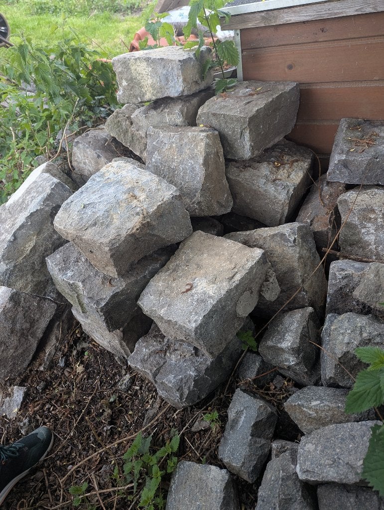 Arduinen kassei boordstenen (prijs in zoekertje), Ophalen