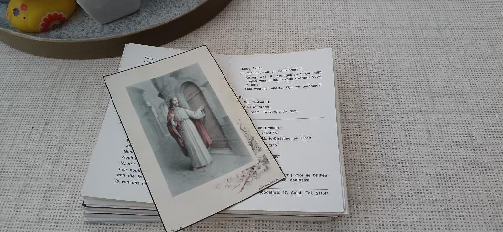 Aalst, Verzamelen, Bidprentjes en Rouwkaarten, Ophalen
