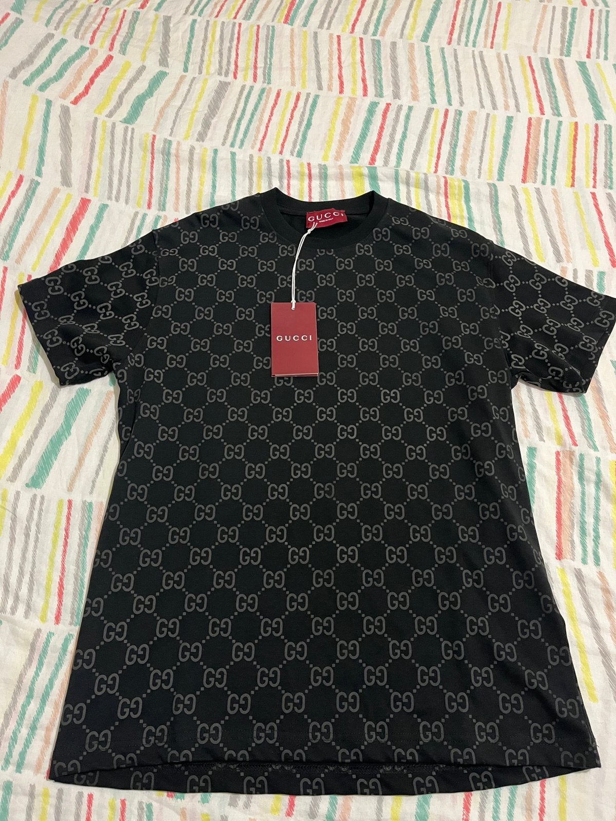 T shirt GUCCI taille L, Enlèvement ou Envoi, Neuf, Taille 52/54 (L), Noir