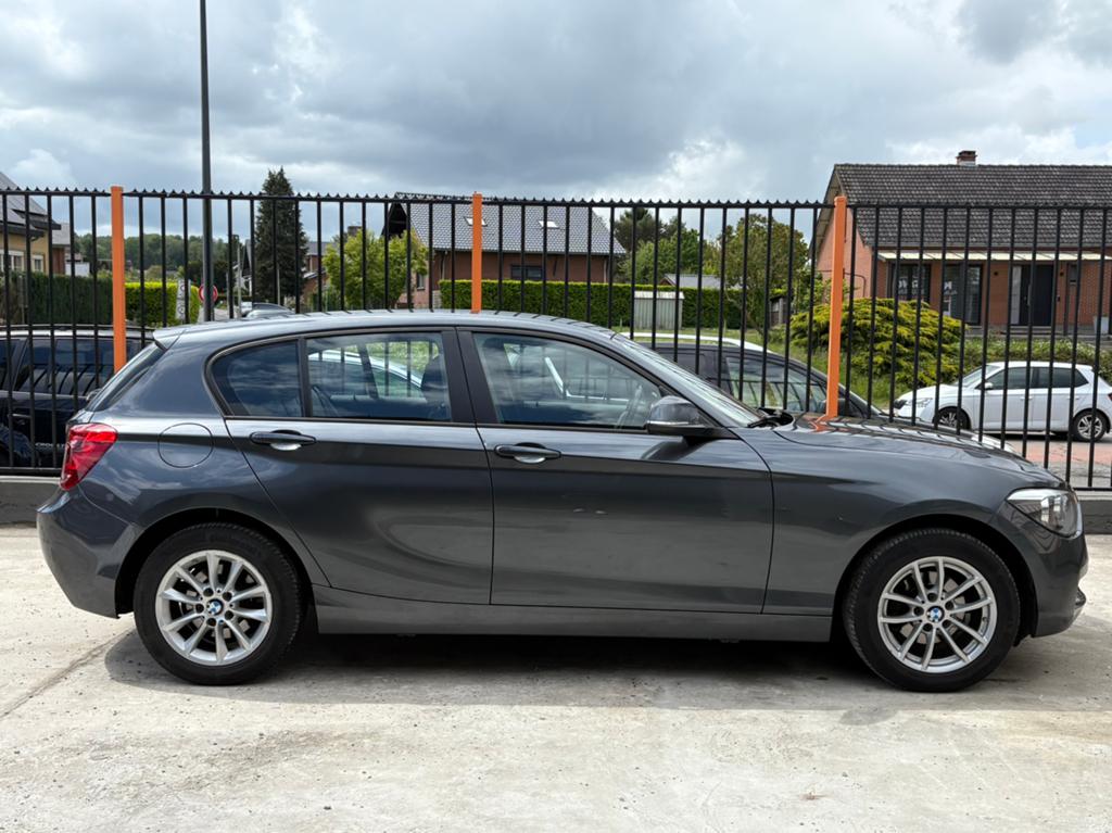 BMW 114d F20 154 000KM CARPASS 2015 EURO 5B, Auto's, BMW, Euro 5, Zwart, Leder, Bedrijf