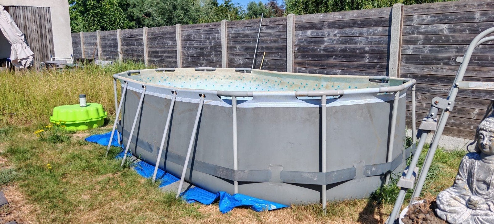 Zwembad, Tuin en Terras, Ophalen, Gebruikt, 200 tot 300 cm, 80 tot 120 cm