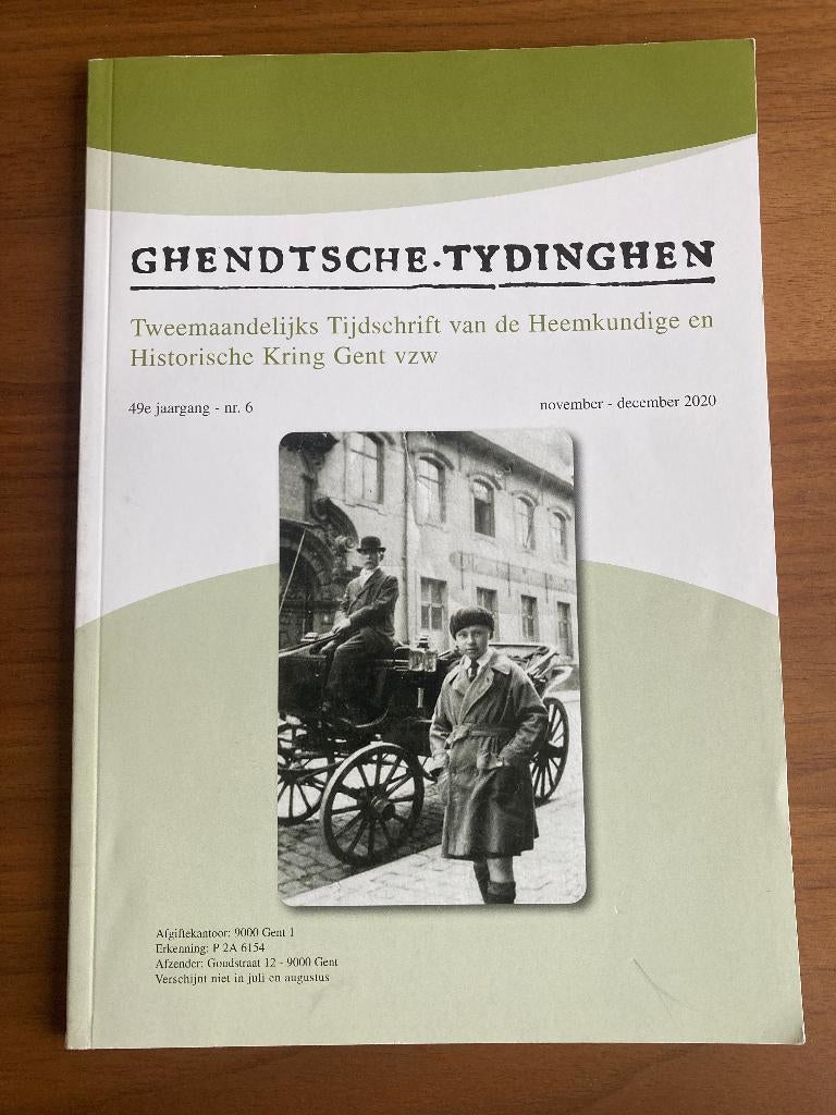 Ghendtsche Tydinghen november - december 2020, Ophalen of Verzenden, 1980 tot heden, Tijdschrift