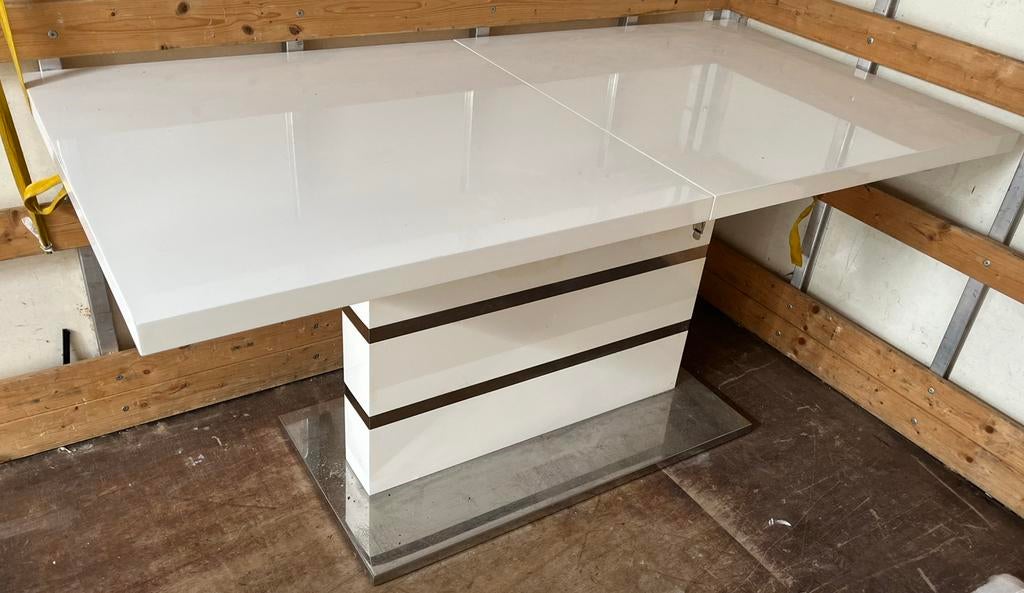 Table à manger rectangulaire avec rallonge, 150 à 200 cm, Enlèvement, Utilisé, 50 à 100 cm