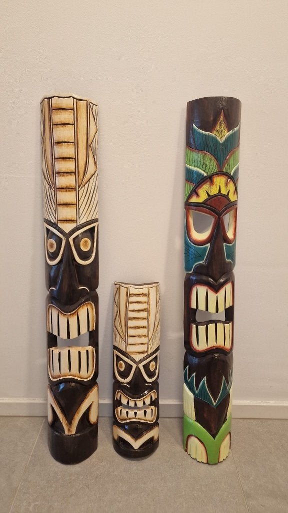 3 Tiki maskers, Ophalen