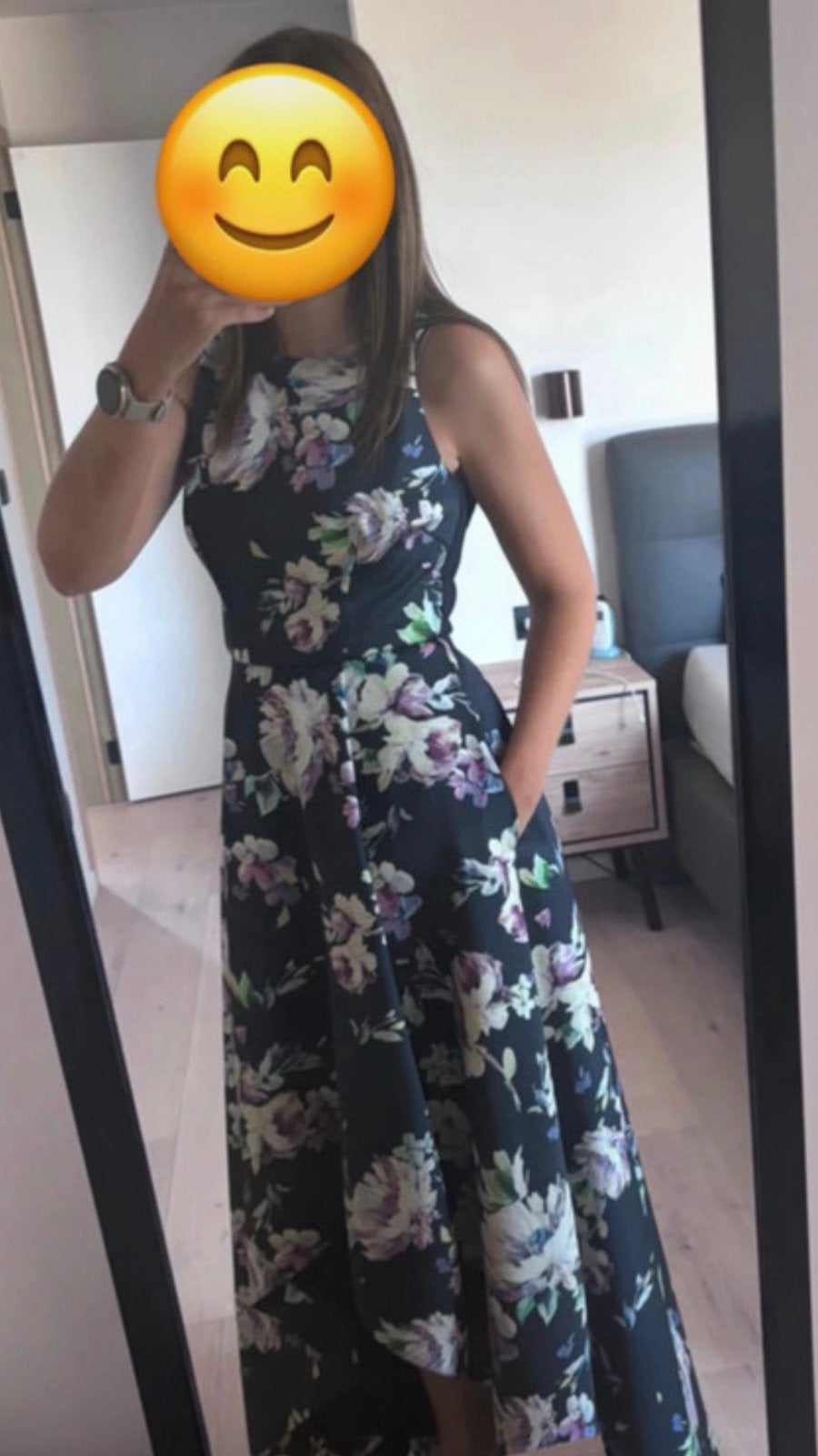 Swing maxidress maat 36, Kleding | Dames, Gelegenheidskleding, Galajurk, Blauw, Nieuw, Ophalen of Verzenden