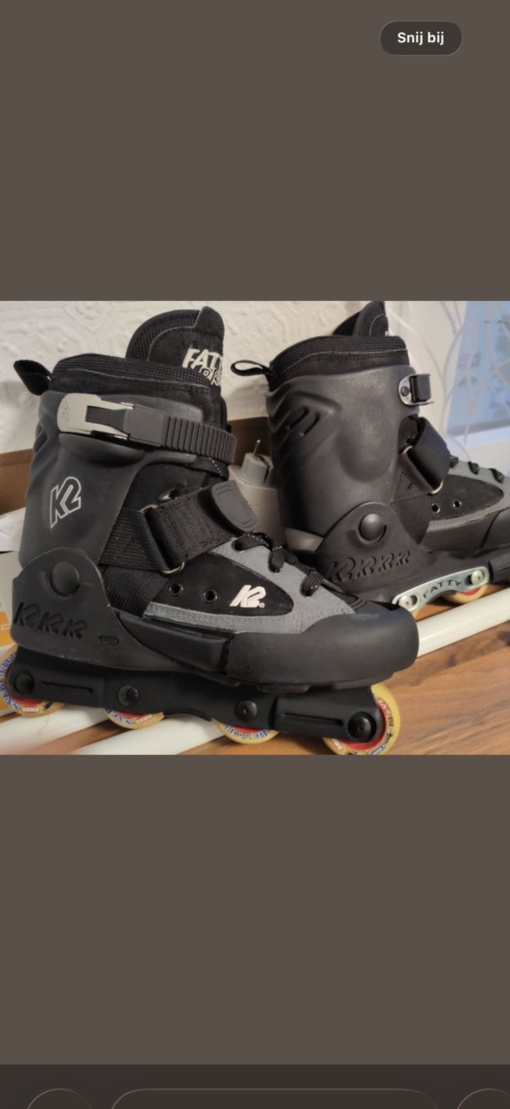 K2 Fatty Pro GEZOCHT - maat 43-44, Sport en Fitness, Skeelers, Ophalen, Zo goed als nieuw, K2