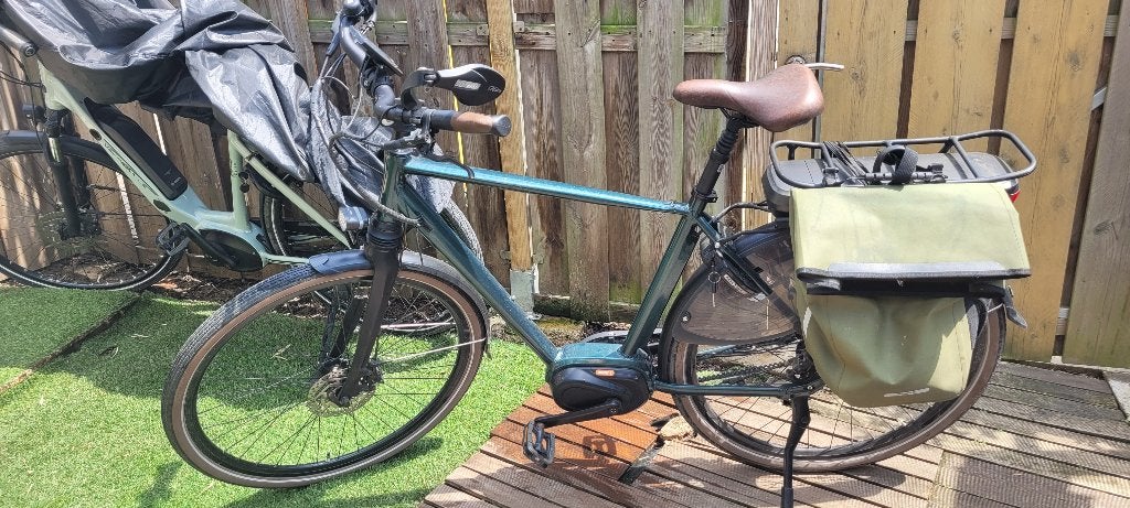 Toffe herenfiets, Fietsen en Brommers, Versnellingen, Zo goed als nieuw, Schijfrem, 53 tot 57 cm