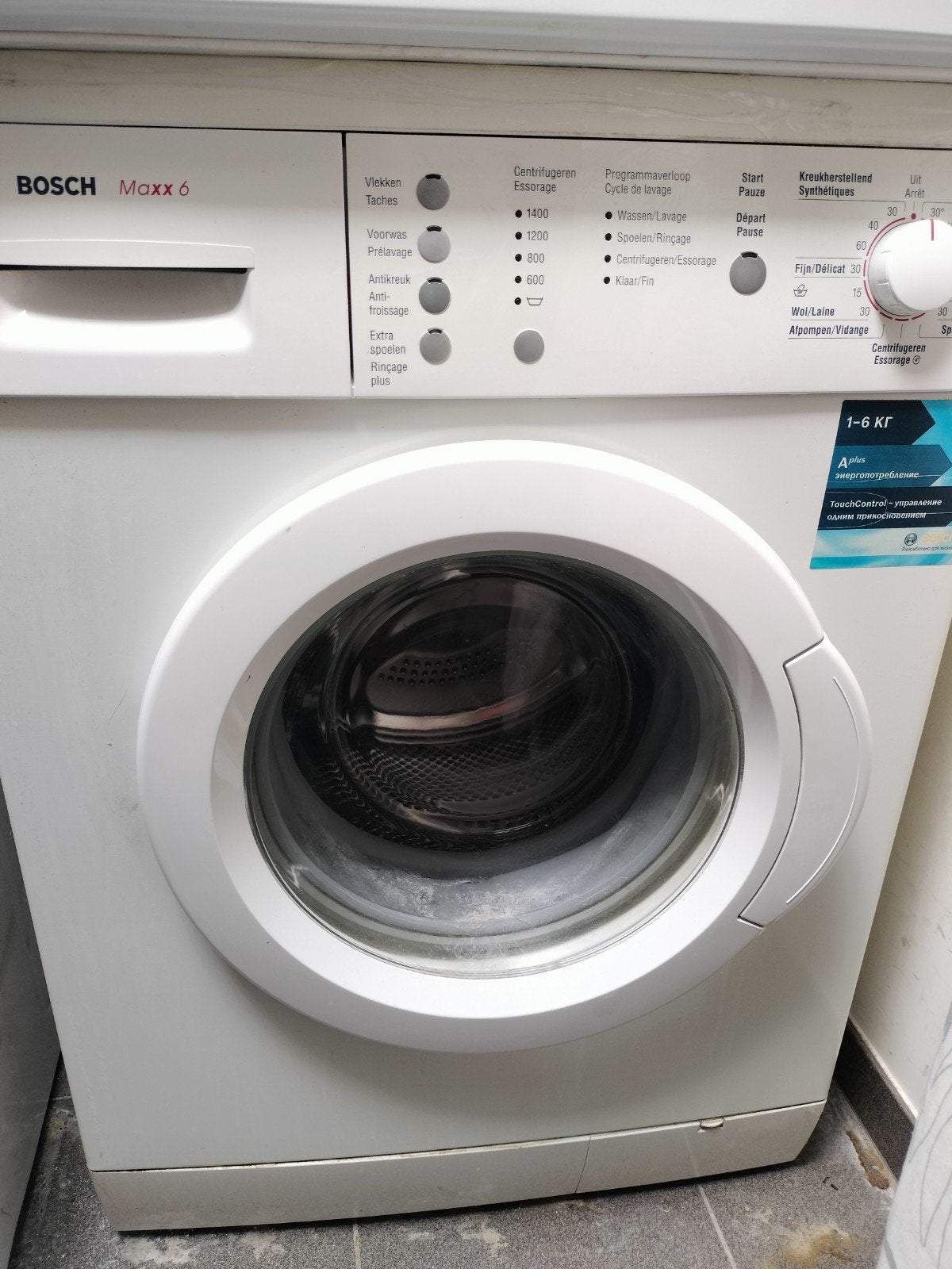 Bosch Maxx 6 wasmachine, Elektronische apparatuur, Wasmachines, 8 tot 10 kg, Ophalen, Gebruikt, Handwasprogramma