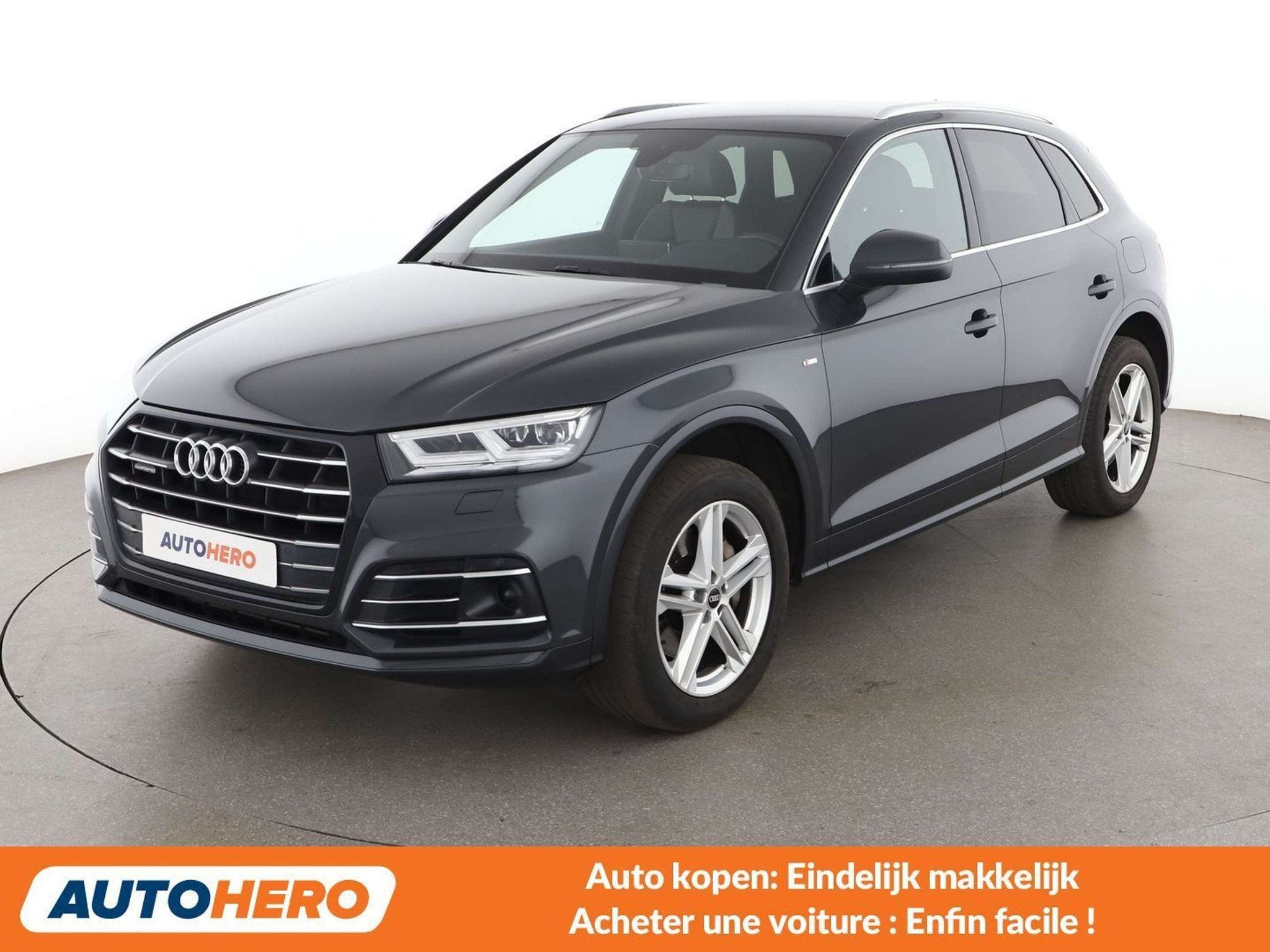 Audi Q5 55 TFSIe quattro sport (automatique), Autos, Cuir, Argent ou Gris, Achat, Euro 6