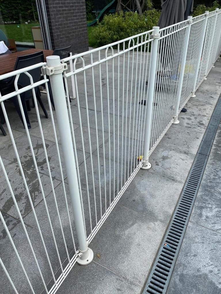 Betafence Bekazur 2D zwembad omheining 12 meter 2 poorten, Ophalen, Gebruikt