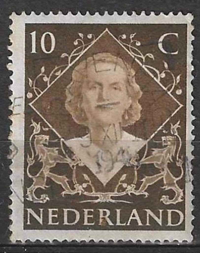 Pays-Bas 1948 - Yvert 497 - Reine Juliana (ST), Envoi, Affranchi