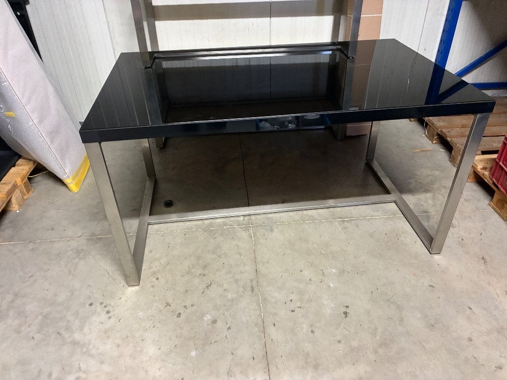 Tafel, Ophalen, Gebruikt, 100 tot 150 cm, Glas