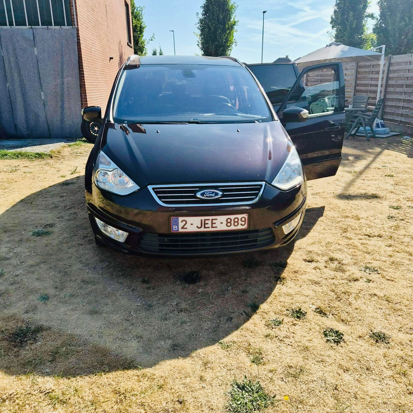Ford Galaxy 2.0TDCi Automaat – 7 plaatsen – Bouwjaar 2012, Auto's, Euro 5, Zwart, Diesel, Particulier