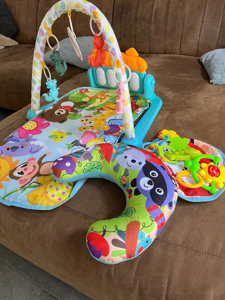 Babygym en buiktrainer, Ophalen, Zo goed als nieuw, Babygym, Met licht