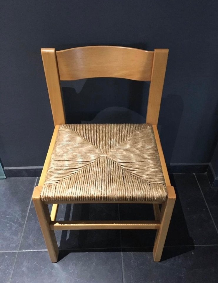4 chaises en bois, Enlèvement, Utilisé, Bois