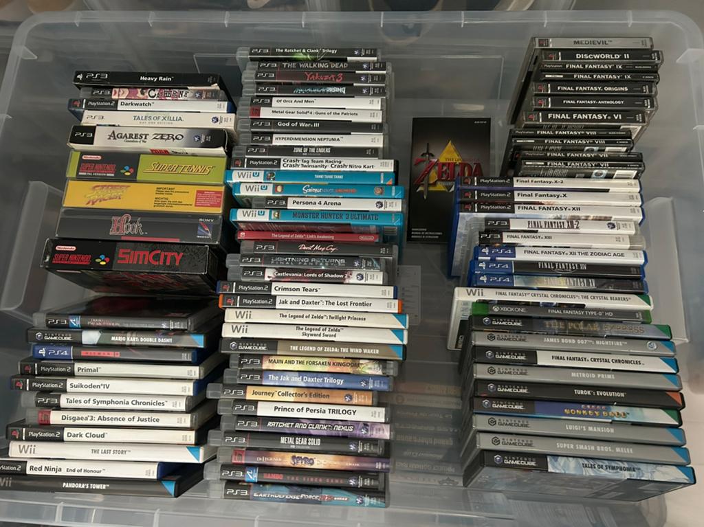 Grote videogame verzameling. Snes, playstation, wii etc, Ophalen, Zo goed als nieuw