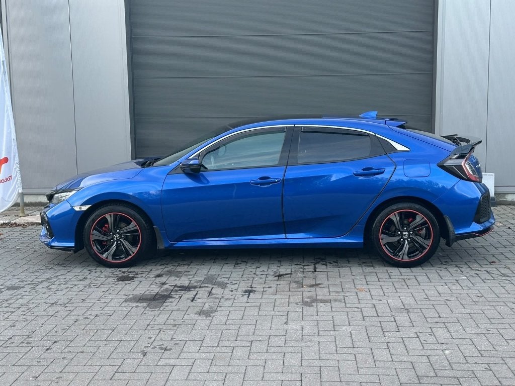 Honda Civic benzine open dak camera, Auto's, Voorwielaandrijving, Stof, 4 cilinders, Geheel digitaal combi-instrument
