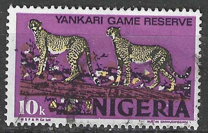 Nigeria 1973 - Yvert 287B - Yankari Dierenreservaat (ST), Verzenden, Nigeria, Gestempeld