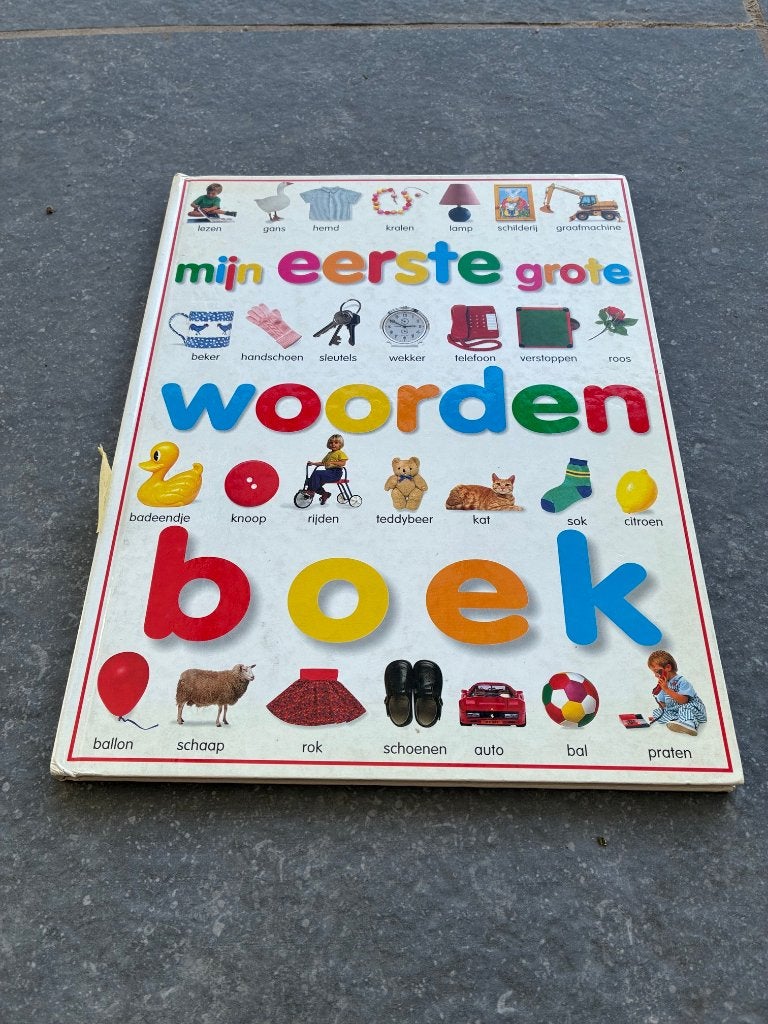 Woordjesboeken voor peuters, Enlèvement, Utilisé, Livre à déplier, à toucher ou à découvrir