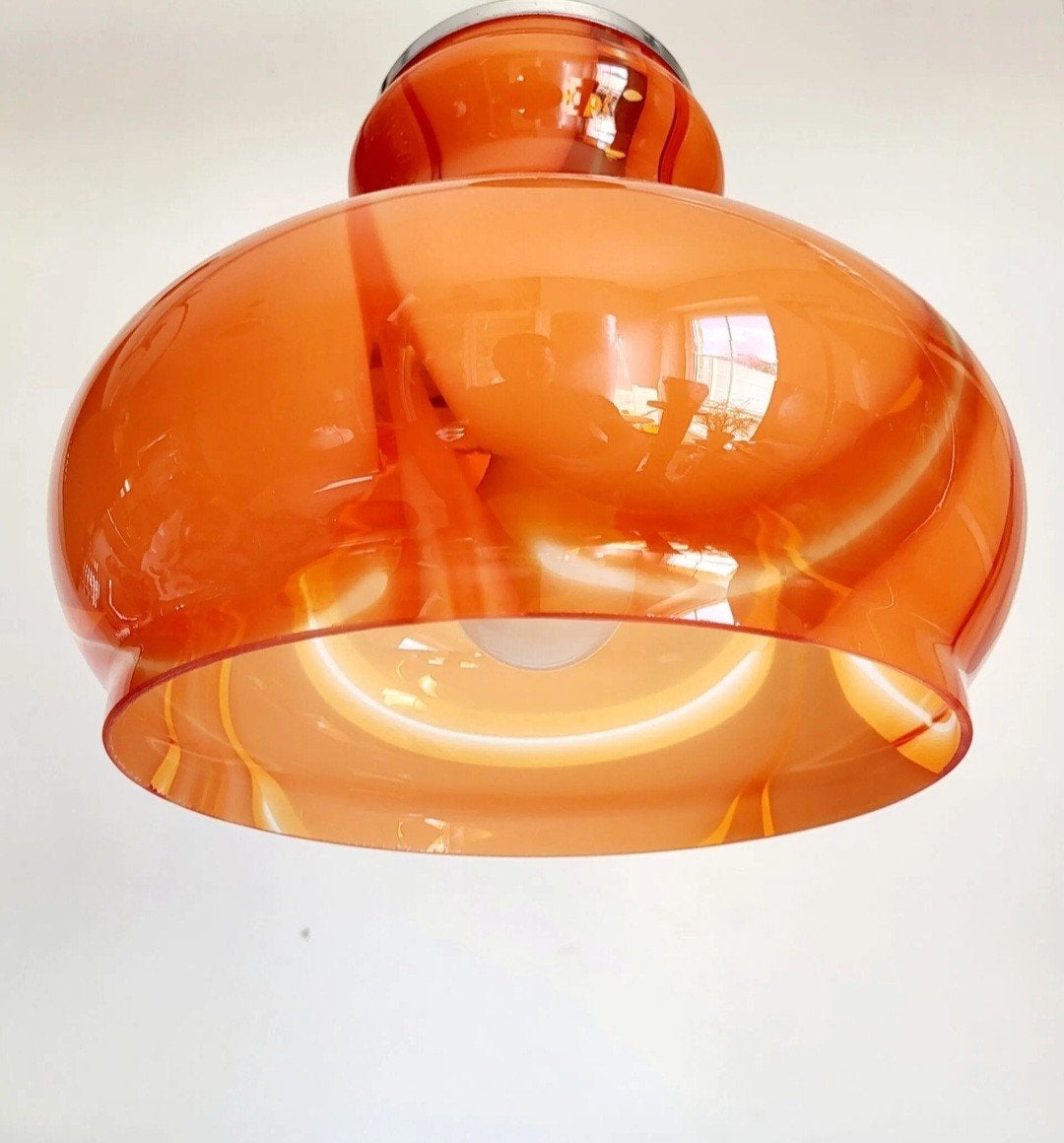 Murano glazen vintage hanglamp, Carlo Nason, Italy, jaren 19, Ophalen of Verzenden