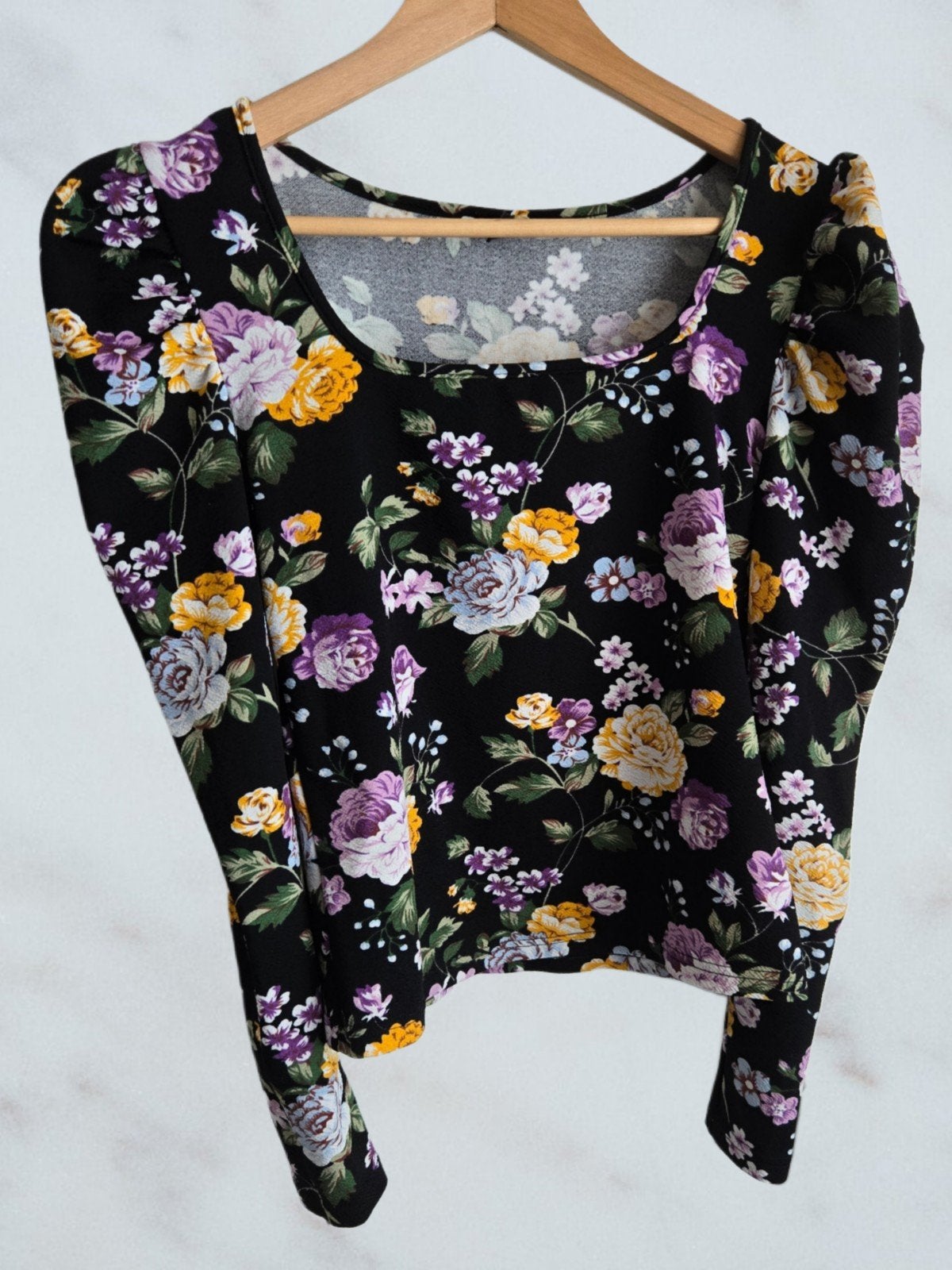 ️ SHEIN ️ Bovenstuk, Kleding | Dames, Topjes, Ophalen, Zwart, Lange mouw