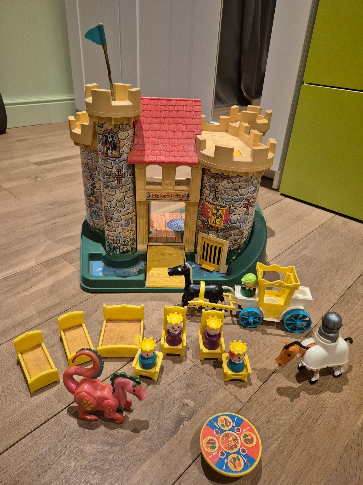 Vintage Fisher Price Kasteel 993, Collections, Enlèvement ou Envoi