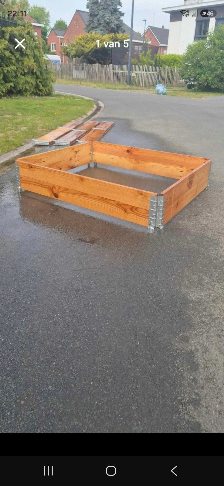 colliers, bords de palettes, jardinières de potager. 13€/piè, Jardin & Terrasse, Enlèvement ou Envoi, Bois