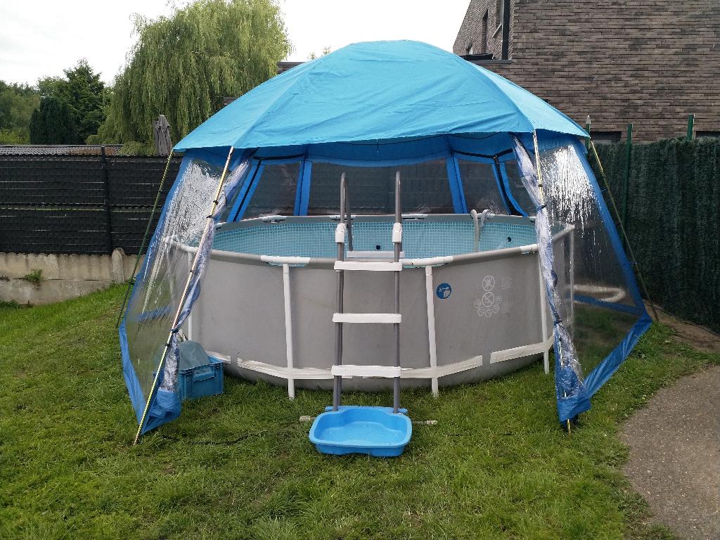 Zwembad incl toebehoren, Tuin en Terras, Zwembaden, Ophalen, Gebruikt, 80 tot 120 cm, Rond