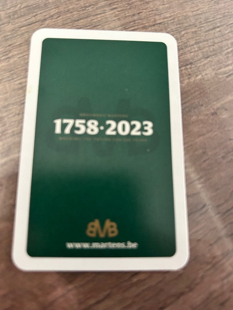 1speelkaart brouwerij martens, Enlèvement ou Envoi, Neuf, Carte(s) à jouer