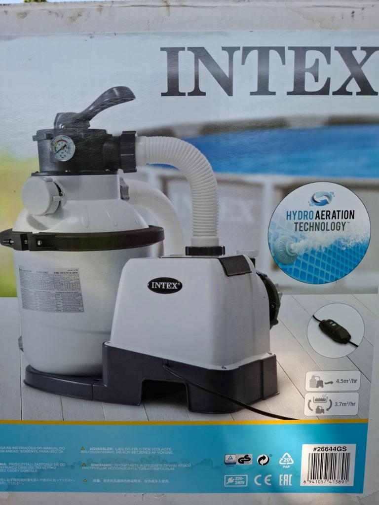 Intex zandfilterpomp, Ophalen