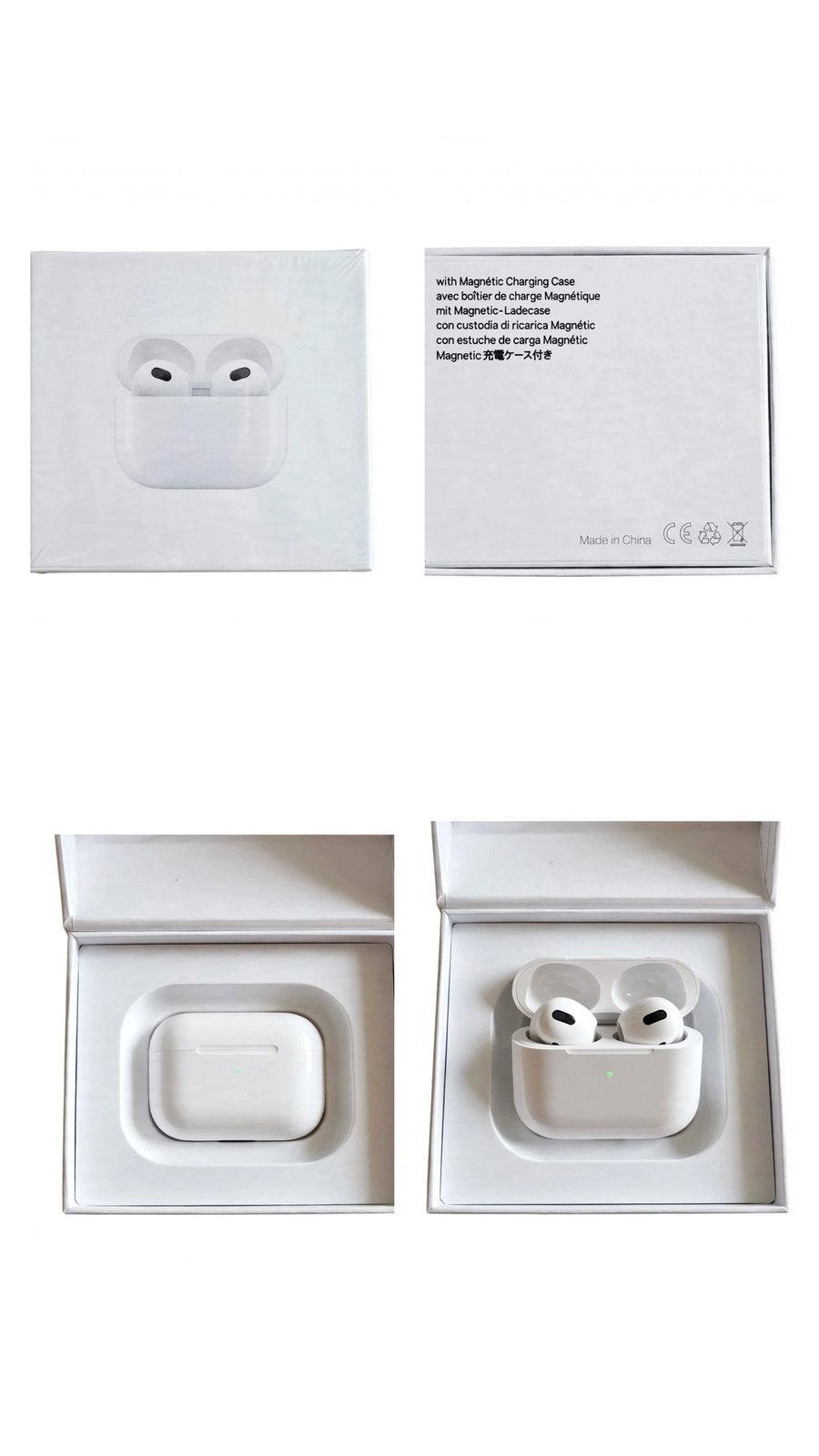 AirPods 3, Télécoms, Neuf, Détection de port, Blanc, Intra-auriculaires (Earbuds)