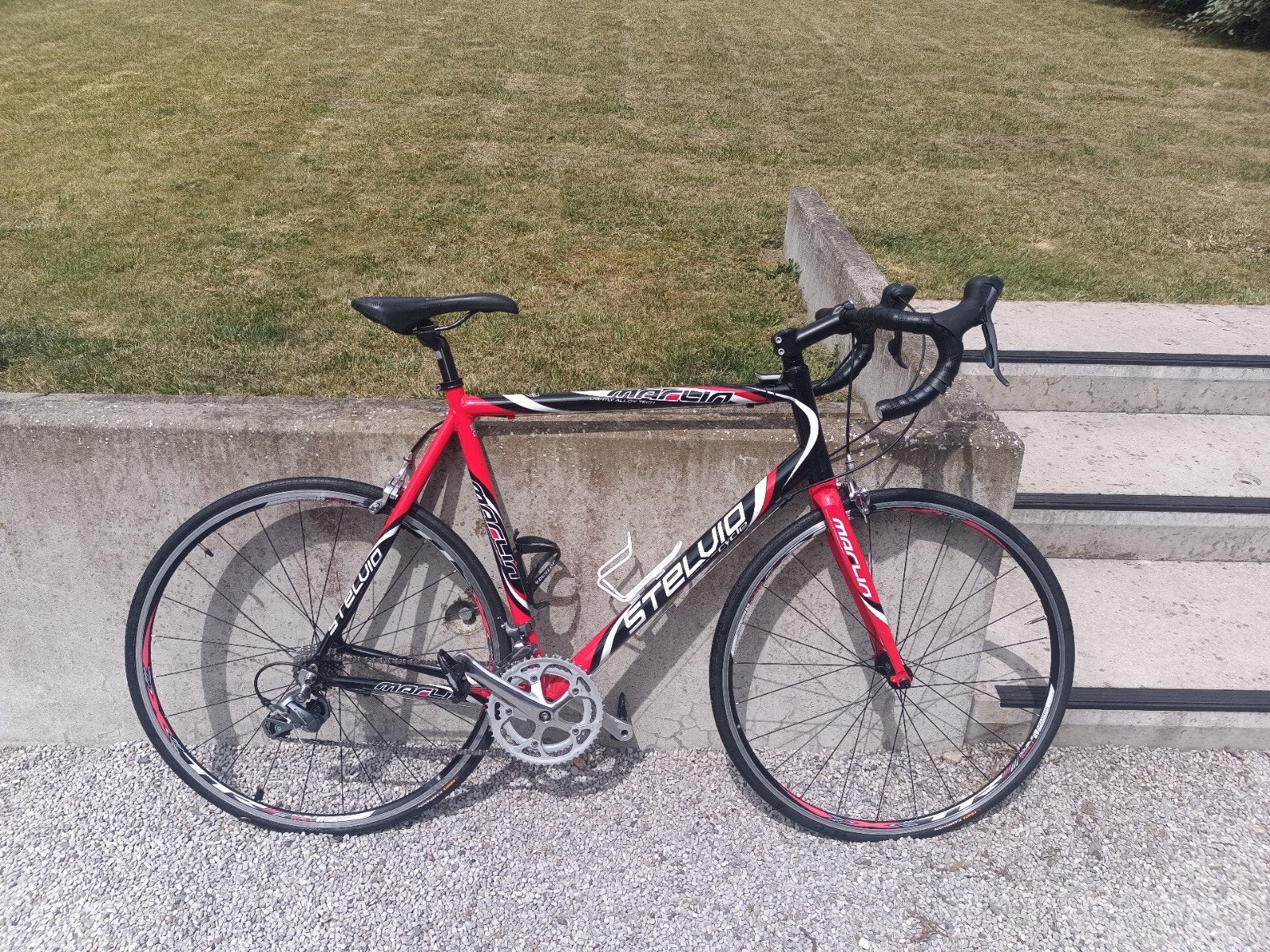 Marlin Stelvio Racefiets L (350€ met rollen), Fietsen en Brommers, Fietsen | Racefietsen, Ophalen, Aluminium