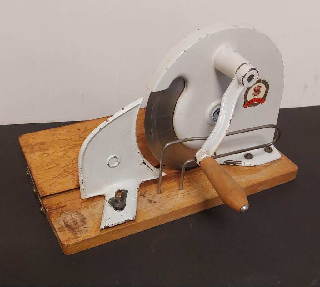 Handmatige broodsnijmachine, Antiek en Kunst, Antiek | Keukengerei, Ophalen of Verzenden