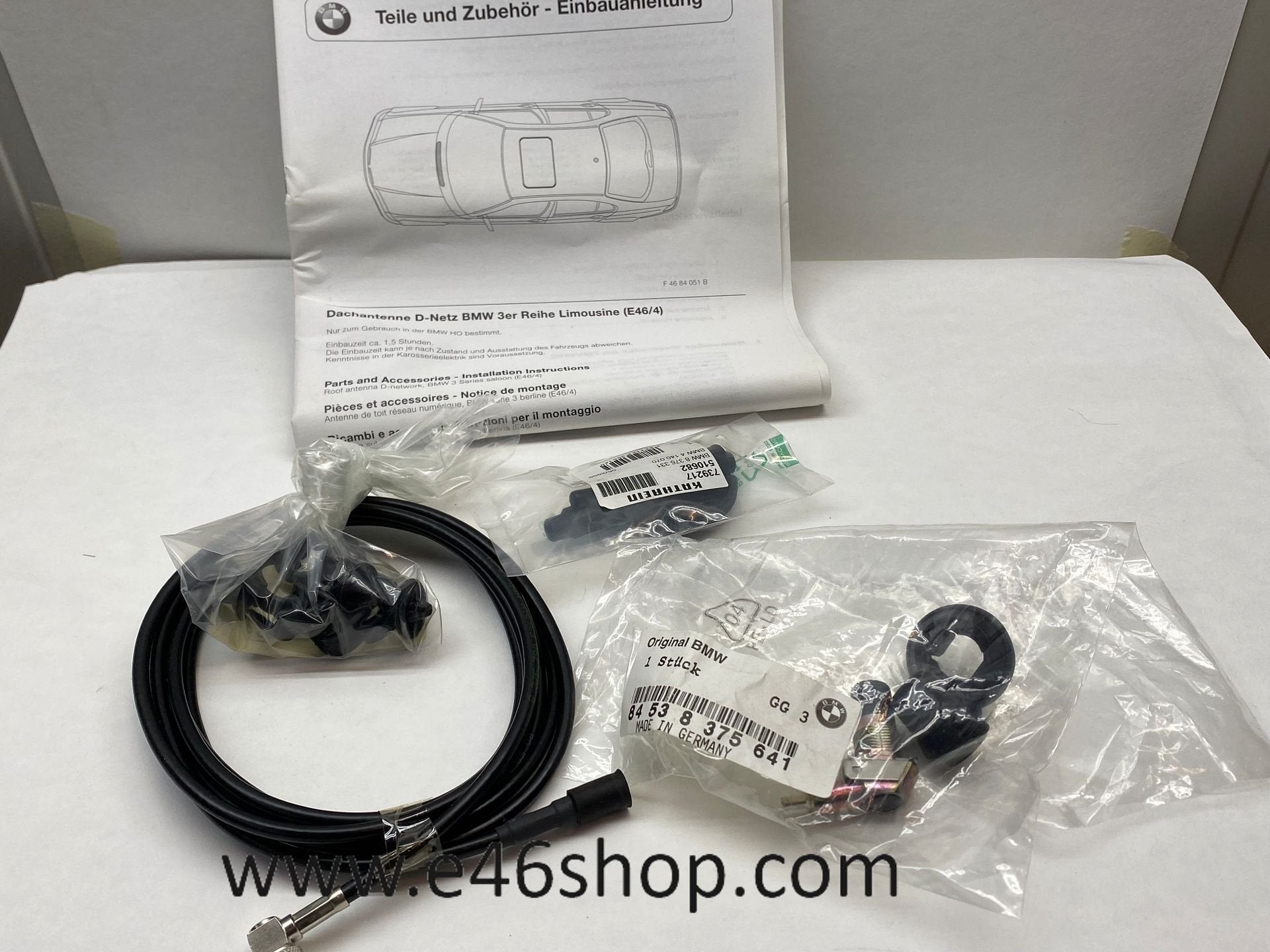BMW E46 DAKANTENNE TELEFOON OE 84530029400 84530009364 NIEUW, Enlèvement ou Envoi, -, -, -