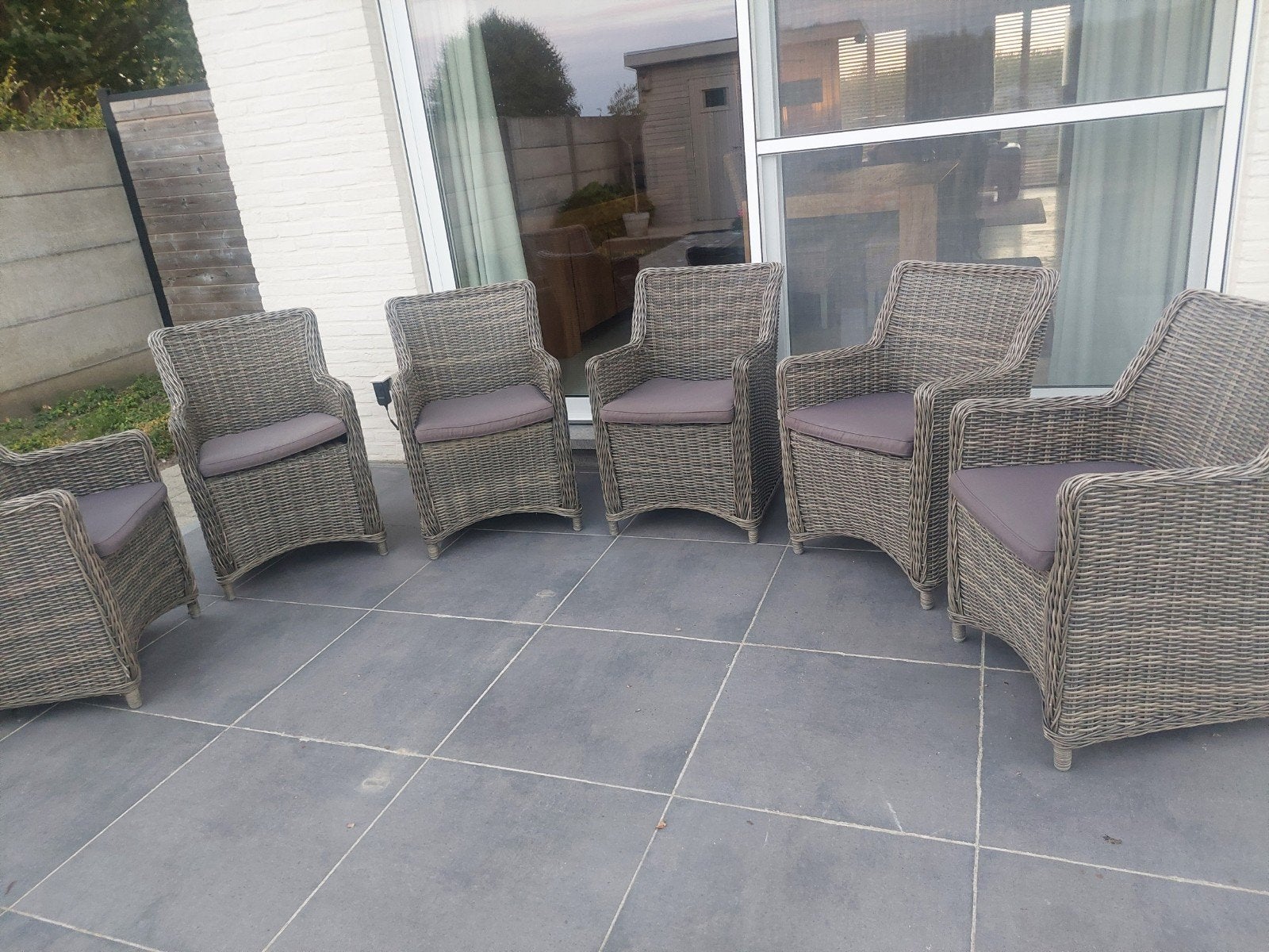 wicker stoelen, Tuin en Terras, Ophalen