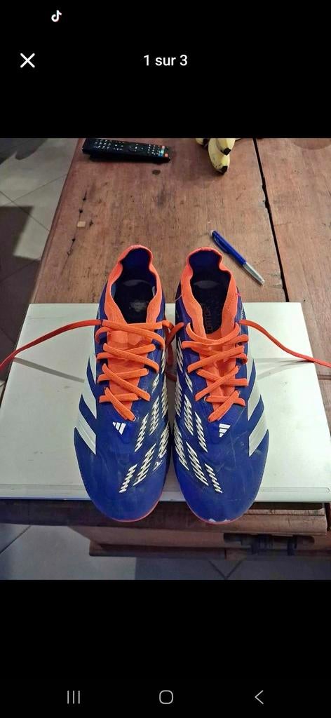 Chaussure foot homme  42,5, Enlèvement