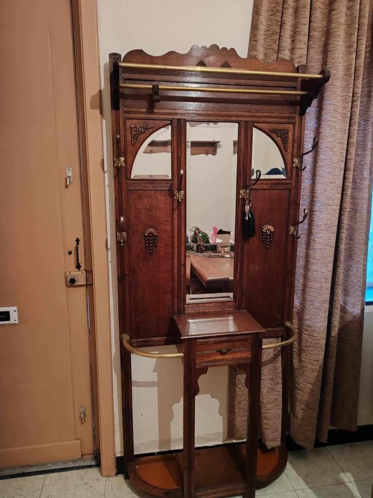 Porte manteaux sur pieds, Enlèvement ou Envoi, Comme neuf, 150 à 200 cm, Bois