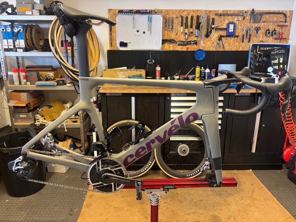 Cervélo s5 charcoal frameset maat 56, Ophalen, Zo goed als nieuw, Carbon