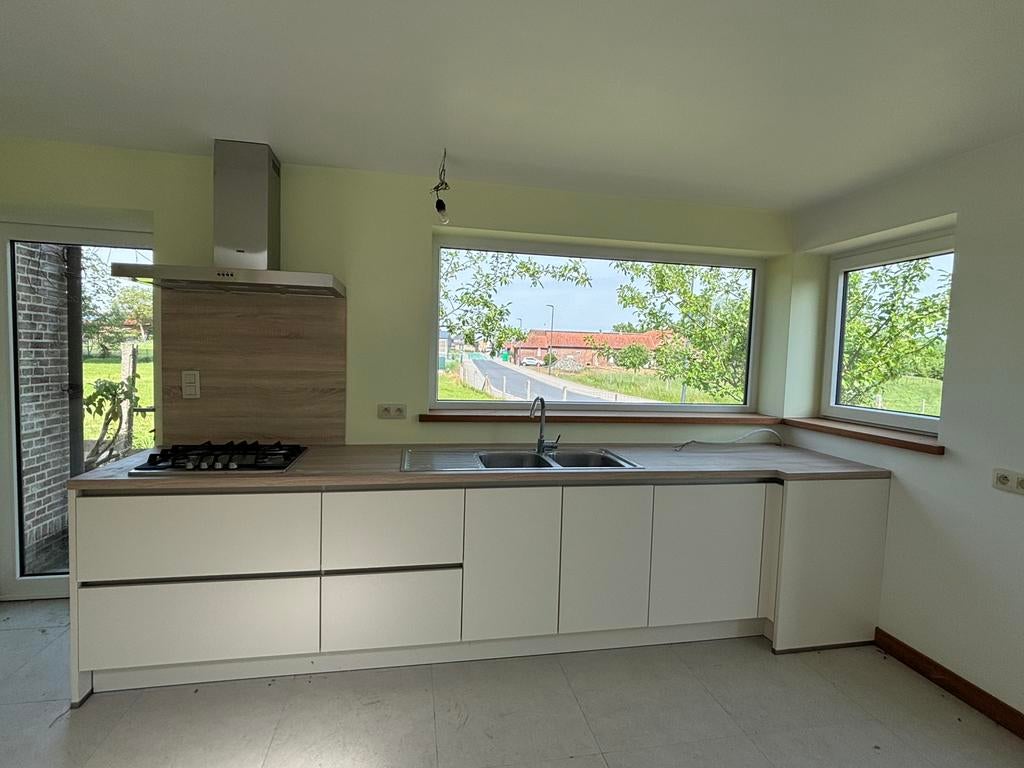 Niet gebruikte keuken te koop, Ophalen, Zo goed als nieuw, Crème, Kunststof